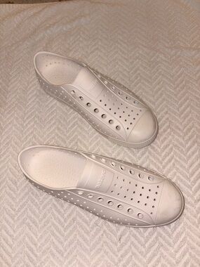 Native Slip-On Sneakers in White